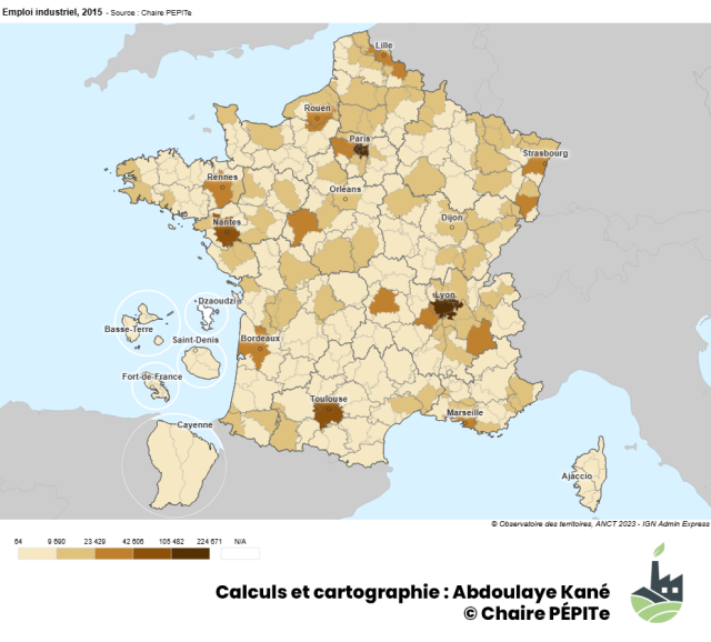 Emploi industriel, 2015